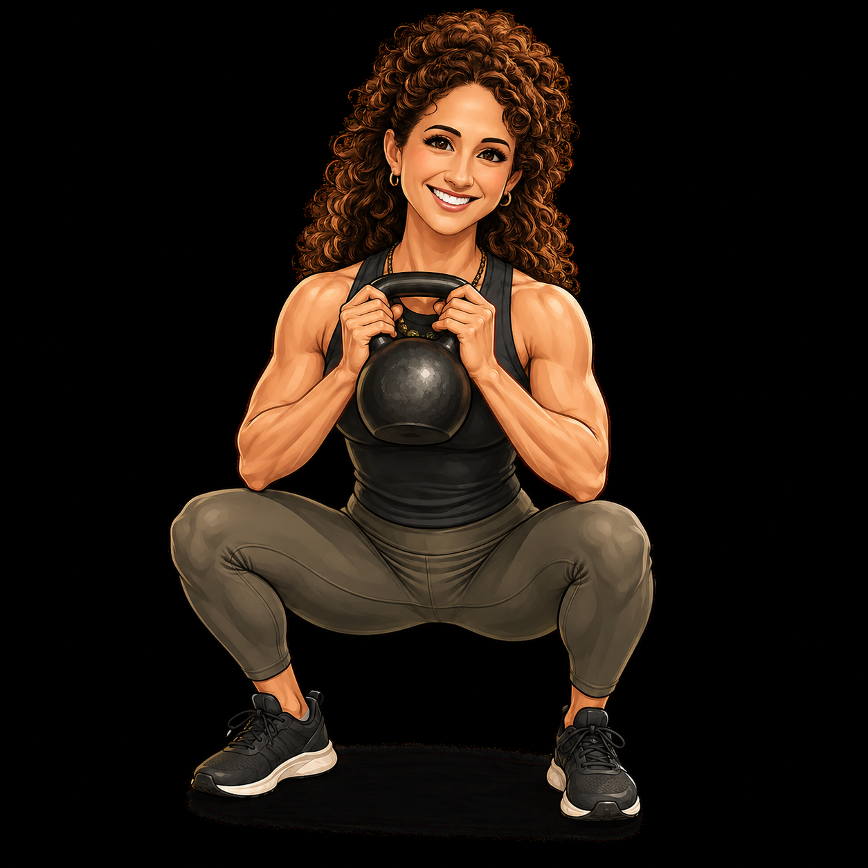 Step-up exercise for beginner glute training