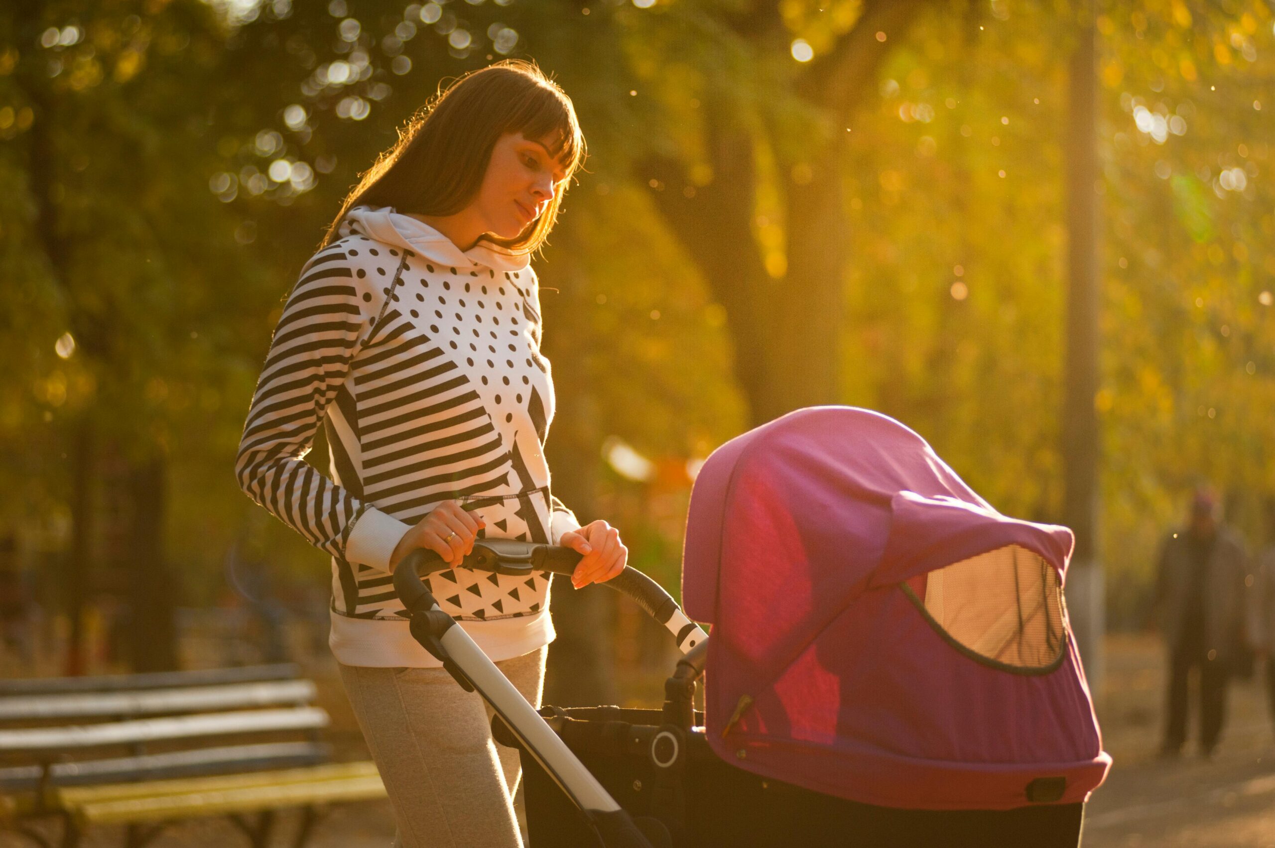 Postpartum walking and recovery exercise