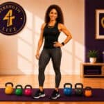Kettlebell workouts at home for women building strength